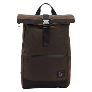 Barbour Field Roll-Top Waxed Backpack